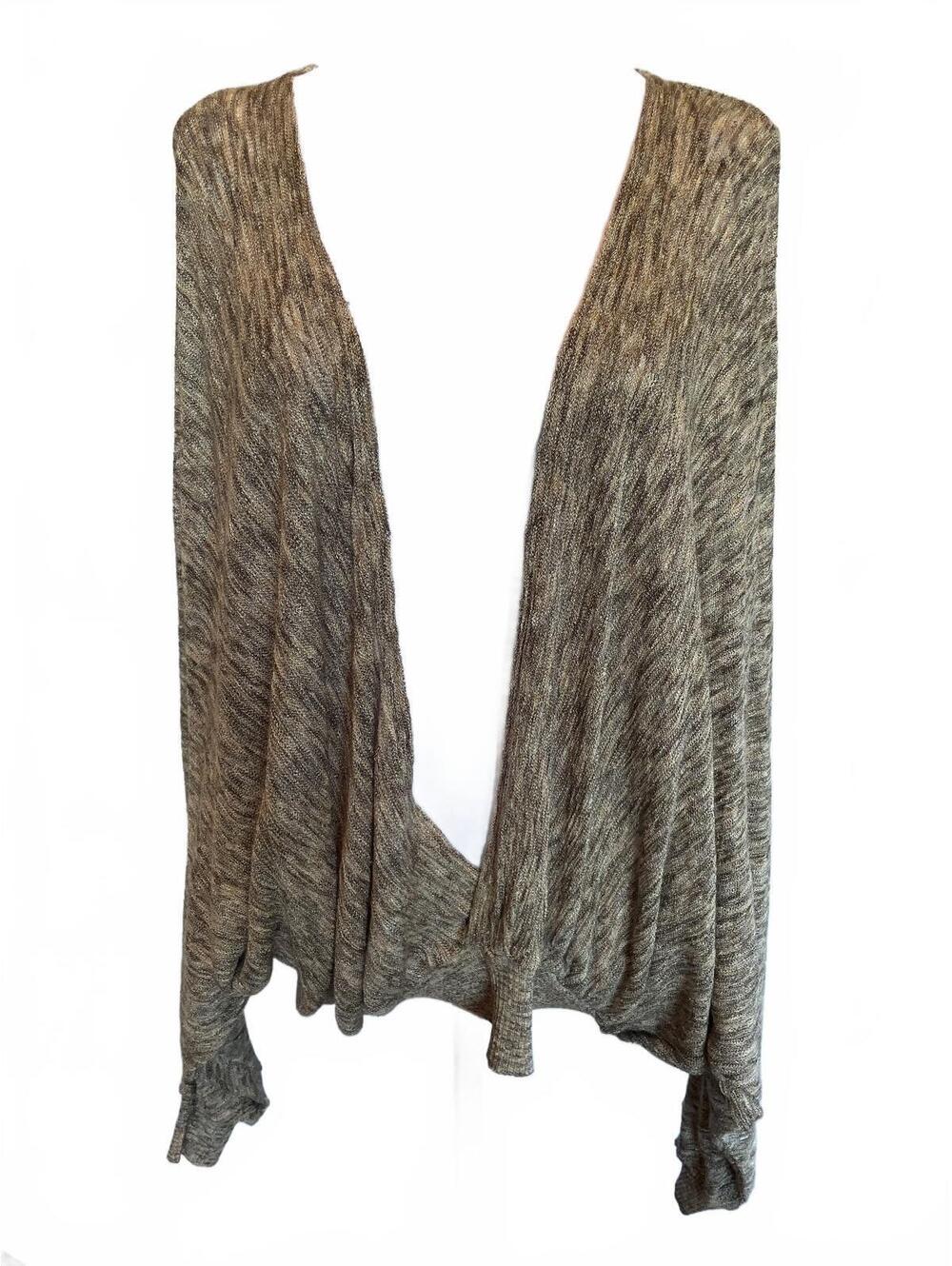 Free People M Beige Marled Sweater Boho Fairy Grunge Indie Sleaze Whimsigoth
